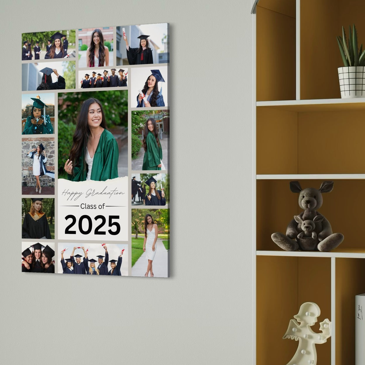 Colaj foto absolvire, tablou canvas pentru perete